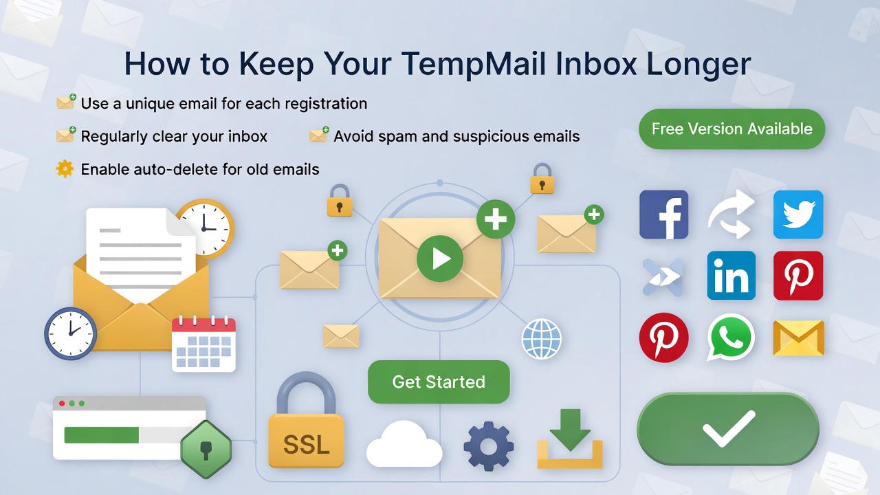How to keep temporary email inbox longer